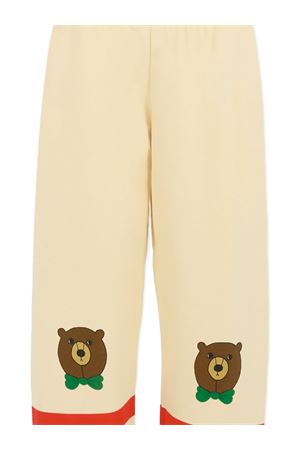 pantalone in cotone bianco MINI RODINI KIDS | 2573013811OFFWHITE